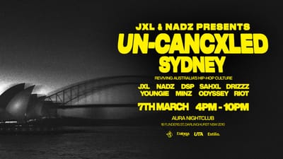 JXL UN-CANCXLED: SYDNEY | 07.03.26 - Event Cover